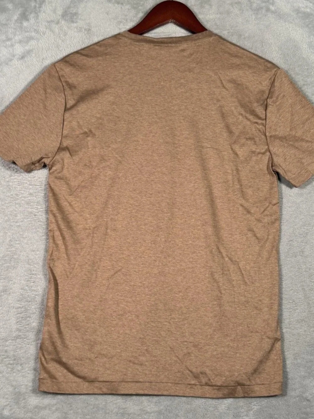 Polo Ralph Lauren Shirt Mens M Brown Custom Slim Fit Classics Pony Tee Soft
